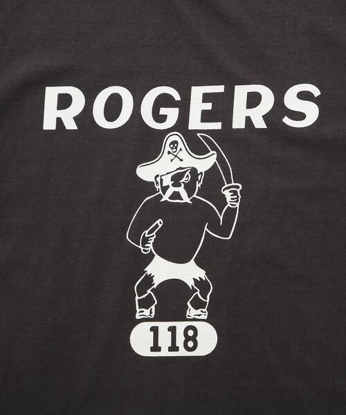 DRESSTERIOR(ドレステリア)の「◆【別注】DUBBLE WORKS(ROGER'S プリント)(Tシャツ/カットソー・メンズ・ホワイト系1/ブラック系・92/91/94)」の7枚目の写真