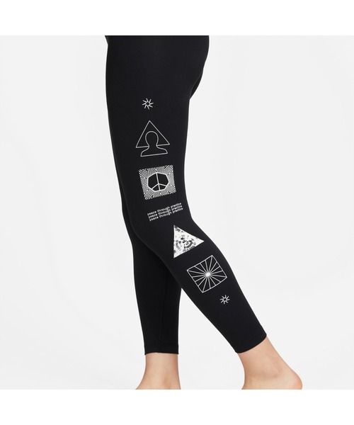 NIKE（ナイキ）の「ナイキ NIKE ナイキ ウィメンズ NY DF HR グラフィック 7/8 タイツ（タイツ/ストッキング・レディース・グリーン/ブラック・L/M/S）」の10枚目の写真