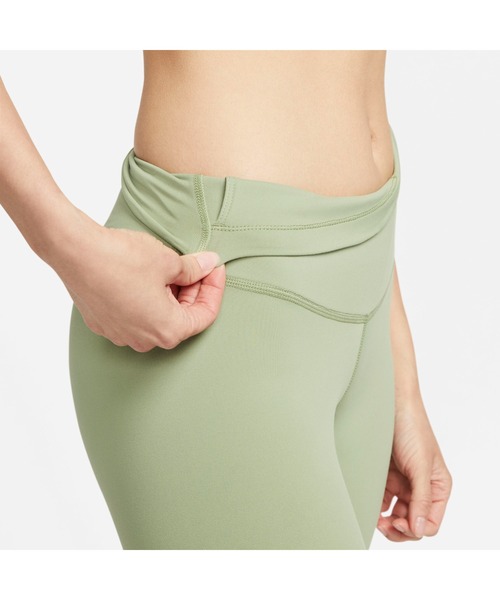 NIKE（ナイキ）の「ナイキ NIKE ナイキ ウィメンズ NY DF HR グラフィック 7/8 タイツ（タイツ/ストッキング・レディース・グリーン/ブラック・L/M/S）」の7枚目の写真