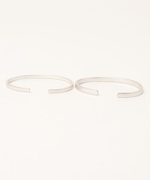 Revo.（レボ）の「Revo. ダブル ブラスバングル［2本セット］（バングル/リストバンド・メンズ・アンティークシルバー/アンティークゴールド/シルバー・FREE）」の4枚目の写真