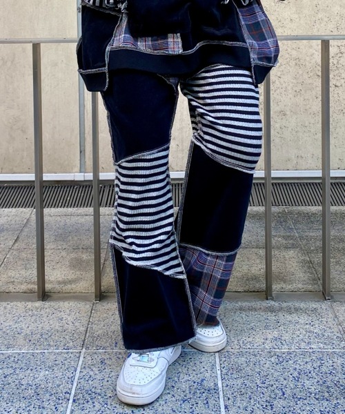 Candy Stripper（キャンディストリッパー）の「CND JOIN UP パンツ（その他パンツ・レディース・ネイビー/ブラック・2）」の2枚目の写真