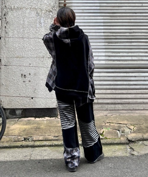 Candy Stripper（キャンディストリッパー）の「CND JOIN UP パンツ（その他パンツ・レディース・ネイビー/ブラック・2）」の5枚目の写真