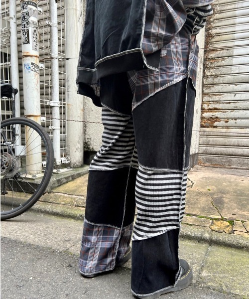 Candy Stripper（キャンディストリッパー）の「CND JOIN UP パンツ（その他パンツ・レディース・ネイビー/ブラック・2）」の7枚目の写真