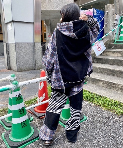 Candy Stripper（キャンディストリッパー）の「CND JOIN UP パンツ（その他パンツ・レディース・ネイビー/ブラック・2）」の13枚目の写真