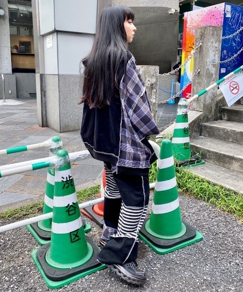 Candy Stripper（キャンディストリッパー）の「CND JOIN UP パンツ（その他パンツ・レディース・ネイビー/ブラック・2）」の12枚目の写真