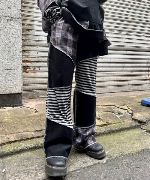 Candy Stripper（キャンディストリッパー）の「CND JOIN UP パンツ（その他パンツ・レディース・ネイビー/ブラック・2）」の6枚目の写真