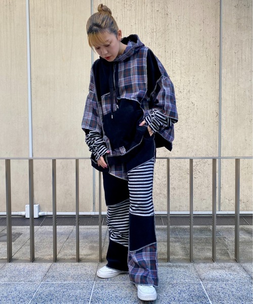 Candy Stripper（キャンディストリッパー）の「CND JOIN UP パンツ（その他パンツ・レディース・ネイビー/ブラック・2）」の21枚目の写真