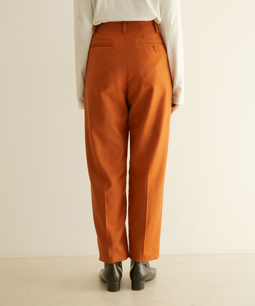 SALON adam et rope'（サロン アダム エ ロペ）の「ウールサキソニーベイカーパンツ（その他パンツ・レディース・ベージュ/カーキ/オレンジ・S/M）」の13枚目の写真
