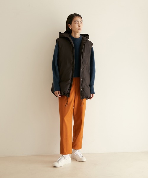 SALON adam et rope'（サロン アダム エ ロペ）の「ウールサキソニーベイカーパンツ（その他パンツ・レディース・ベージュ/カーキ/オレンジ・S/M）」の19枚目の写真