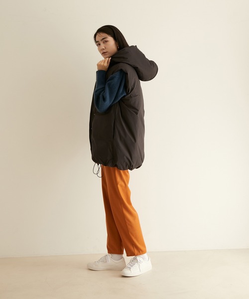 SALON adam et rope'（サロン アダム エ ロペ）の「ウールサキソニーベイカーパンツ（その他パンツ・レディース・ベージュ/カーキ/オレンジ・S/M）」の22枚目の写真