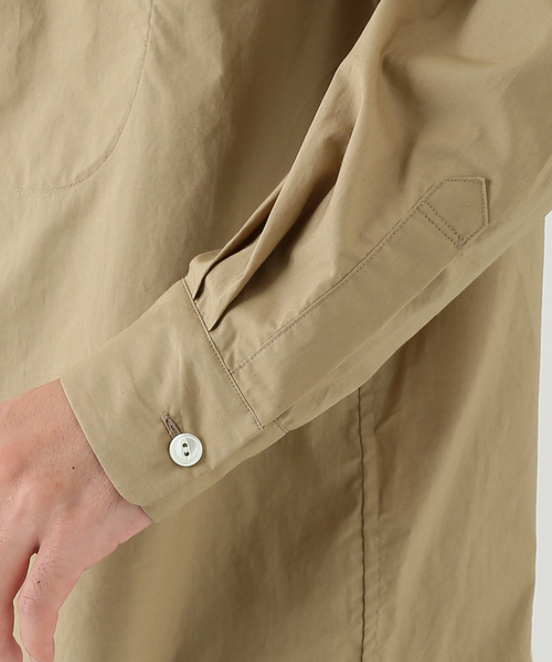 beta post(ベータポスト)の「【BETA POST / ベータポスト】 FLY FRONT POCKET SHIRT(シャツ/ブラウス・メンズ・ブラック/ベージュ・MEDIUM/SMALL)」の10枚目の写真