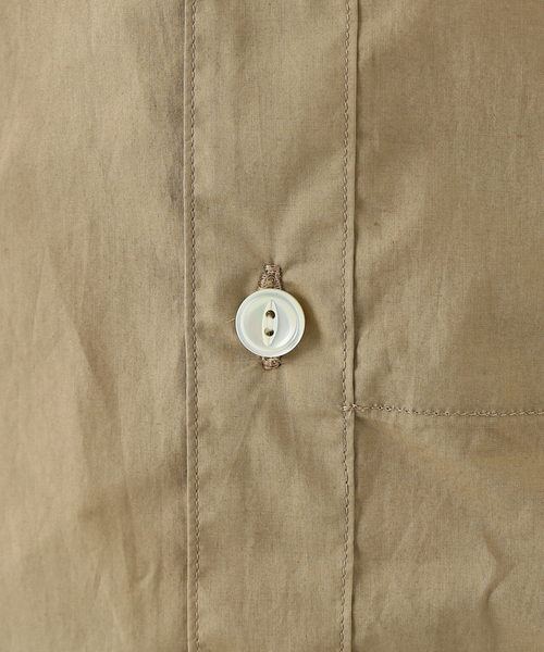 beta post(ベータポスト)の「【BETA POST / ベータポスト】 FLY FRONT POCKET SHIRT(シャツ/ブラウス・メンズ・ブラック/ベージュ・MEDIUM/SMALL)」の12枚目の写真