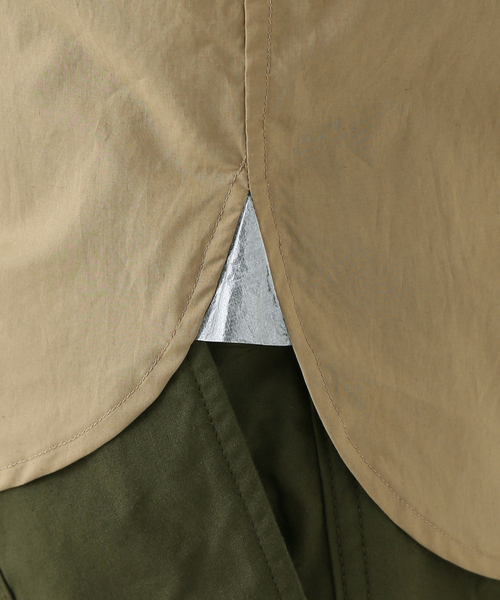 beta post(ベータポスト)の「【BETA POST / ベータポスト】 FLY FRONT POCKET SHIRT(シャツ/ブラウス・メンズ・ブラック/ベージュ・MEDIUM/SMALL)」の15枚目の写真