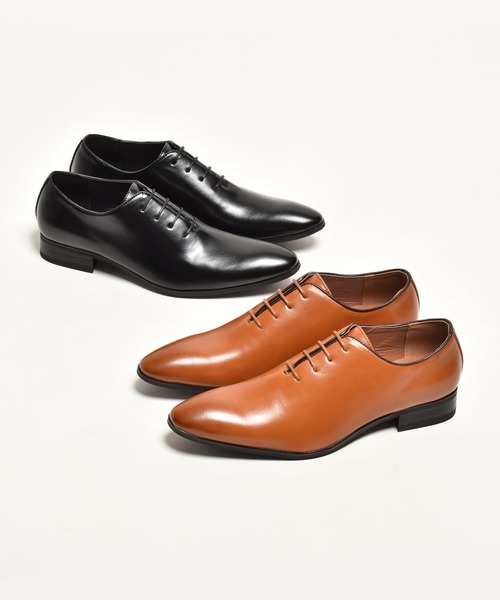 MM/ONE（エムエムワン）の「ホールカット ビジネスシューズ / 内羽根 レースアップ（ドレスシューズ・メンズ・ブラック/ブラウン・40/41/42/43/44/45/46）」の17枚目の写真