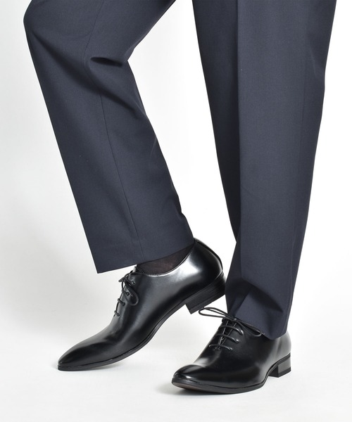 MM/ONE（エムエムワン）の「ホールカット ビジネスシューズ / 内羽根 レースアップ（ドレスシューズ・メンズ・ブラック/ブラウン・40/41/42/43/44/45/46）」の19枚目の写真