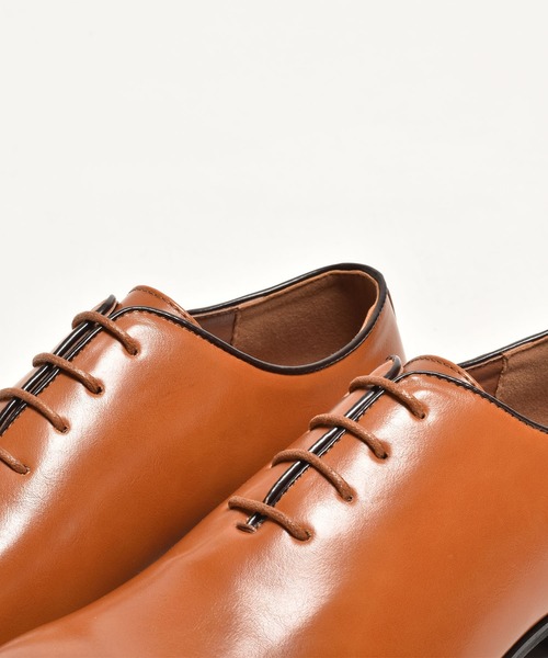 MM/ONE（エムエムワン）の「ホールカット ビジネスシューズ / 内羽根 レースアップ（ドレスシューズ・メンズ・ブラック/ブラウン・40/41/42/43/44/45/46）」の22枚目の写真