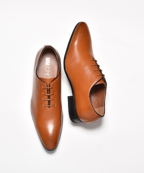 MM/ONE（エムエムワン）の「ホールカット ビジネスシューズ / 内羽根 レースアップ（ドレスシューズ・メンズ・ブラック/ブラウン・40/41/42/43/44/45/46）」の5枚目の写真