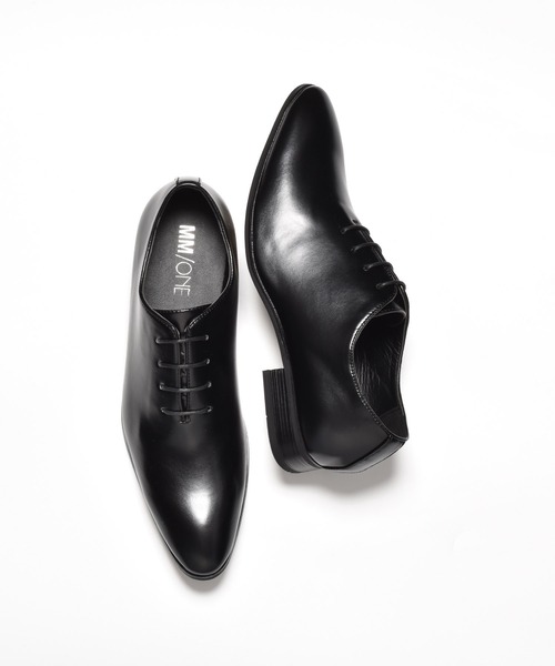 MM/ONE（エムエムワン）の「ホールカット ビジネスシューズ / 内羽根 レースアップ（ドレスシューズ・メンズ・ブラック/ブラウン・40/41/42/43/44/45/46）」の3枚目の写真