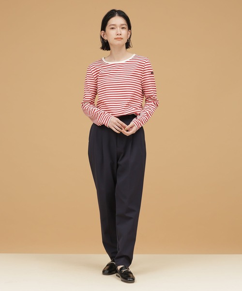 Le Minor（ルミノア）の「Le minor/MADEMOISELLE 別注ボーダーカットソー（Tシャツ/カットソー・レディース・レッド・FREE）」の8枚目の写真