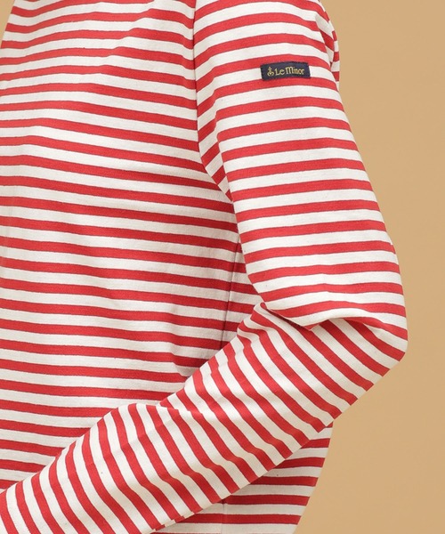 Le Minor（ルミノア）の「Le minor/MADEMOISELLE 別注ボーダーカットソー（Tシャツ/カットソー・レディース・レッド・FREE）」の5枚目の写真