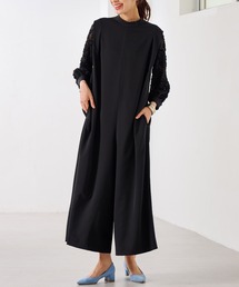 RANAN | 袖異素材オールインワン(つなぎ/オールインワン)