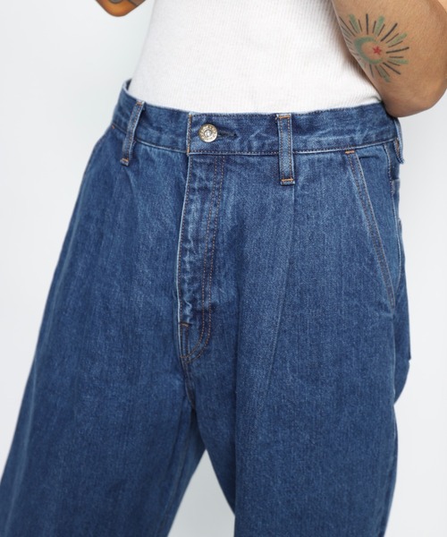 superNova.（スーパーノヴァ）の「【superNova.】Selvedge wide jeans