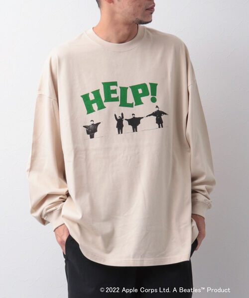 GOOD ROCK SPEED(グッドロックスピード)の「【Good Rock Speed】THE BEATLES ビートルズ 別注ビッグシルエット ロンT(Tシャツ/カットソー・メンズ・ホワイト/ベージュ/グレー・M/L)」の3枚目の写真