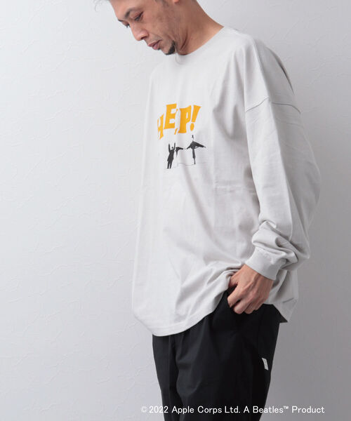 GOOD ROCK SPEED(グッドロックスピード)の「【Good Rock Speed】THE BEATLES ビートルズ 別注ビッグシルエット ロンT(Tシャツ/カットソー・メンズ・ホワイト/ベージュ/グレー・M/L)」の18枚目の写真