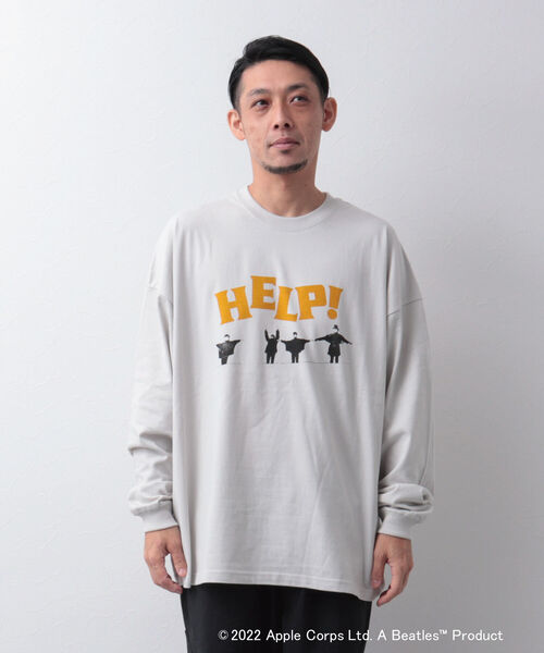GOOD ROCK SPEED(グッドロックスピード)の「【Good Rock Speed】THE BEATLES ビートルズ 別注ビッグシルエット ロンT(Tシャツ/カットソー・メンズ・ホワイト/ベージュ/グレー・M/L)」の16枚目の写真