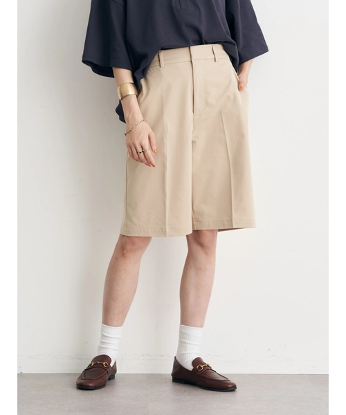 earth music&ecology（アースミュージックアンドエコロジー）の「チノショートパンツ（チノパンツ・レディース・ダークグリーン/ベージュ/バーガンディー/ダークネイビー・S/M/L）」の15枚目の写真