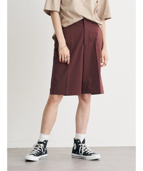 earth music&ecology（アースミュージックアンドエコロジー）の「チノショートパンツ（チノパンツ・レディース・ダークグリーン/ベージュ/バーガンディー/ダークネイビー・S/M/L）」の16枚目の写真