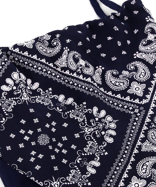 Figments（フィグメンツ）の「バンダナ柄キャミソール（キャミソール・レディース・ホワイト/ネイビー・FREE）」の4枚目の写真