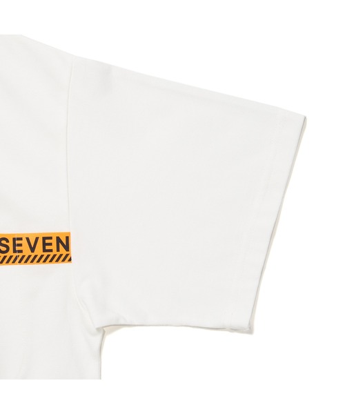 STUDIO SEVEN（スタジオ セブン）の「Caution Line Print Back Pocket Tee【STUDIOSEVEN/スタジオセブン】（Tシャツ/カットソー・メンズ・ホワイト/ミント/ライトピンク・MEDIUM/LARGE/X-LARGE）」の12枚目の写真