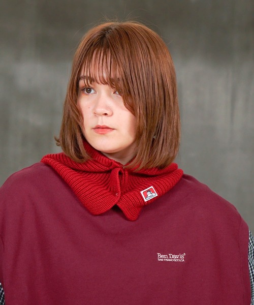 BEN DAVIS（ベンデイビス）の「【BEN DAVIS/ベンデイビス】ニットフードウォーマー バラクラバ（ネックウォーマー/スヌード