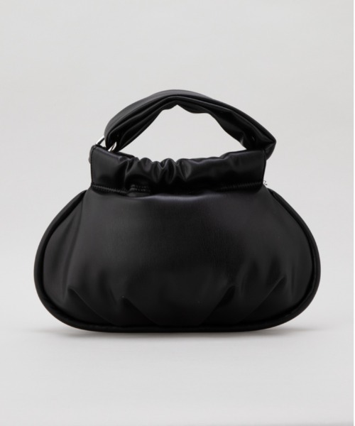 LE VERNIS(ル・ベルニ)の「LE VERNIS(ル・ベルニ)ジグリーPUminiバッグ(ハンドバッグ・レディース・ブラック/ベージュ・FREE)」の4枚目の写真