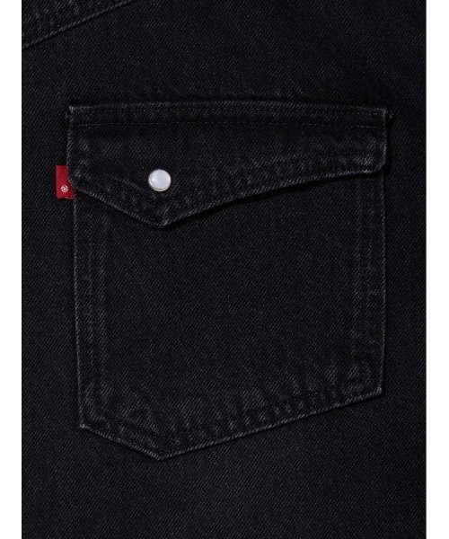 Levi's(リーバイス)の「Levi's/リーバイス DORSEY XL オーバーサイズ ウエスタンシャツ BLACK RINSE(その他トップス・レディース・ブラック・M/XS/S)」の17枚目の写真
