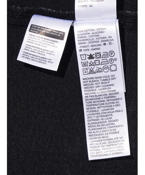 Levi's(リーバイス)の「Levi's/リーバイス DORSEY XL オーバーサイズ ウエスタンシャツ BLACK RINSE(その他トップス・レディース・ブラック・M/XS/S)」の18枚目の写真