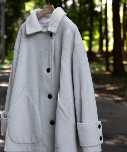 WILLFULLY（ウィルフリー）の「wool touch beaver short coat（ステン