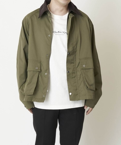 a.v.v(アーヴェヴェ)の「ワイドシルエットショートブルゾン(ブルゾン・メンズ・ベージュ/カーキ・48/46)」の2枚目の写真