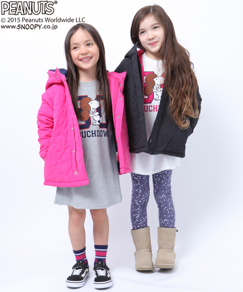 X-girl Stages(エックスガールステージス)の「L/S TEE DRESS SNOOPY TOUCH DOWN(12M~3T)(ワンピース・キッズ・ホワイト/アッシュ/ネイビー・12M/2T/3T)」の7枚目の写真