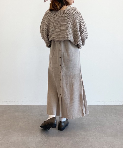 SLURR（スラ―）の「[yumi.×SLURR 受注生産]ボレロ+マルチWAYワンピースセット（ワンピース・レディース・ベージュ/ピンク系その他3・M/S）」の17枚目の写真