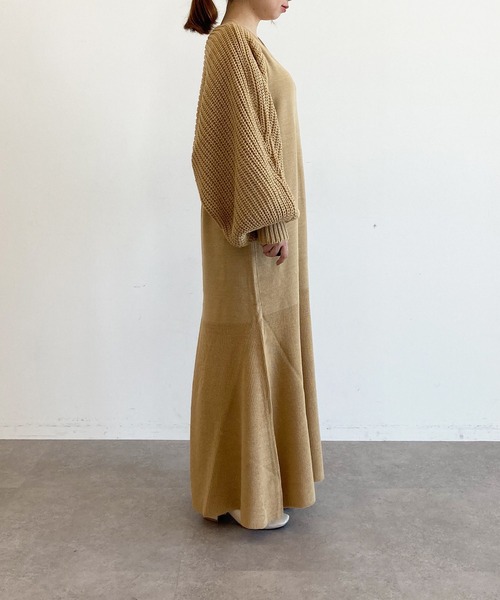 SLURR（スラ―）の「[yumi.×SLURR 受注生産]ボレロ+マルチWAYワンピースセット（ワンピース・レディース・ベージュ/ピンク系その他3・M/S）」の6枚目の写真