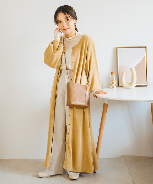 SLURR（スラ―）の「[yumi.×SLURR 受注生産]ボレロ+マルチWAYワンピースセット（ワンピース・レディース・ベージュ/ピンク系その他3・M/S）」の14枚目の写真