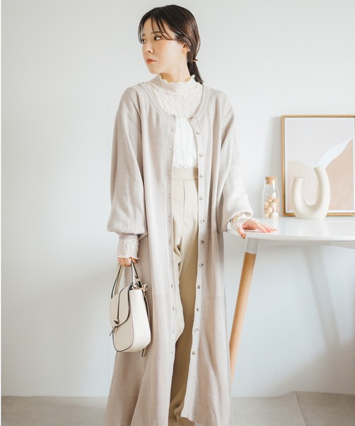 SLURR（スラ―）の「[yumi.×SLURR 受注生産]ボレロ+マルチWAYワンピースセット（ワンピース・レディース・ベージュ/ピンク系その他3・M/S）」の4枚目の写真