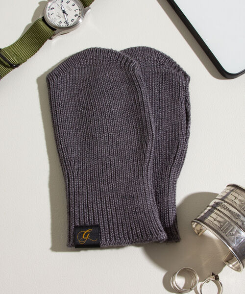 GLOSTER（グロスター）の「【GLOSTER/グロスター】抗ピリング リブニットアームカバー フィンガーレスグローブ（手袋・メンズ・ブラック/ベージュ/ネイビー/グレー/オレンジ/マスタード/バイオレット/キナリ・FREE）」の11枚目の写真
