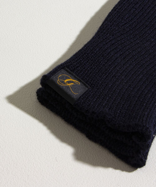 GLOSTER（グロスター）の「【GLOSTER/グロスター】抗ピリング リブニットアームカバー フィンガーレスグローブ（手袋・メンズ・ブラック/ベージュ/ネイビー/グレー/オレンジ/マスタード/バイオレット/キナリ・FREE）」の9枚目の写真