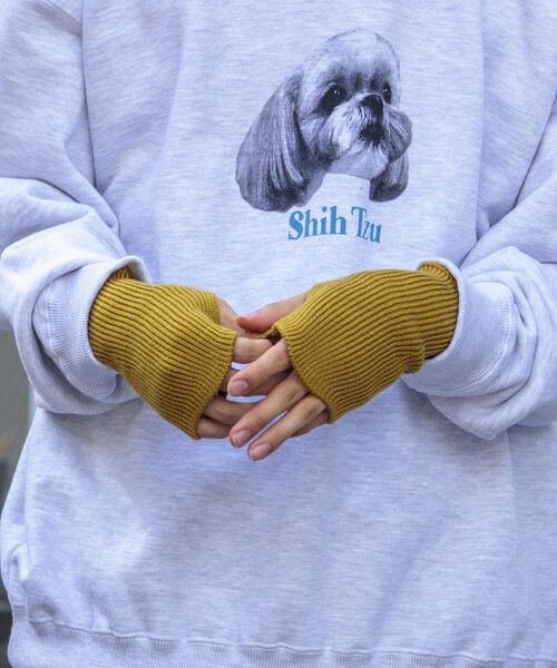 GLOSTER（グロスター）の「【GLOSTER/グロスター】抗ピリング リブニットアームカバー フィンガーレスグローブ（手袋・メンズ・ブラック/ベージュ/ネイビー/グレー/オレンジ/マスタード/バイオレット/キナリ・FREE）」の22枚目の写真