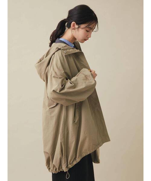 CRAFT STANDARD BOUTIQUE(クラフトスタンダードブティック)の「ミドル丈モンスターパーカー(その他アウター・レディース・カーキ/ブラック・M)」の7枚目の写真