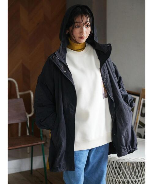 CRAFT STANDARD BOUTIQUE(クラフトスタンダードブティック)の「ミドル丈モンスターパーカー(その他アウター・レディース・カーキ/ブラック・M)」の15枚目の写真