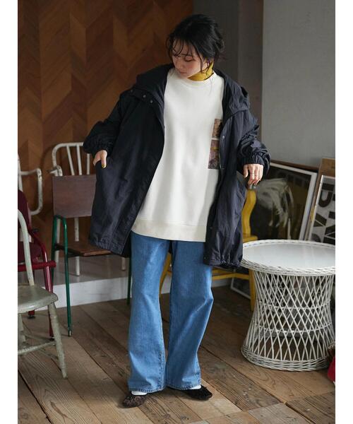 CRAFT STANDARD BOUTIQUE(クラフトスタンダードブティック)の「ミドル丈モンスターパーカー(その他アウター・レディース・カーキ/ブラック・M)」の17枚目の写真